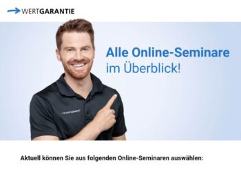 Wertgarantie bietet laufend Webinare an. Schauen Sie rein. © Wertgarantie