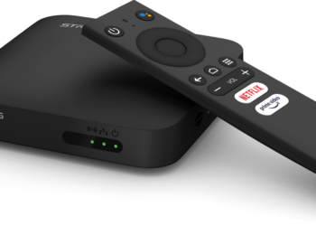 Mit der Streaming-Box kann (fast) jedes TV-Gerät in einen Smart-TV verwandelt werden. (c) STRONG