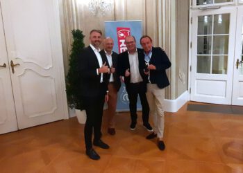 Brendan Lenane, Georg Leitenbauer, Harald Schiefer und Michael Frank