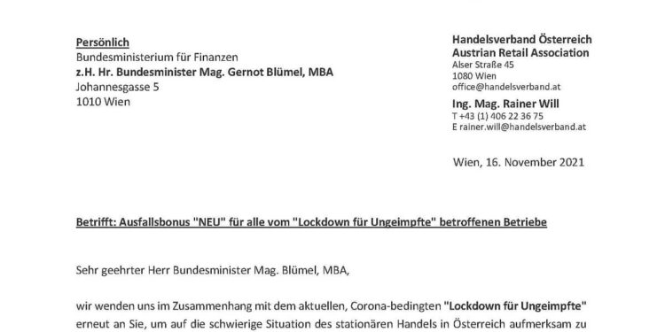 Ausfallsbonus "NEU" für alle betroffenen Betriebe