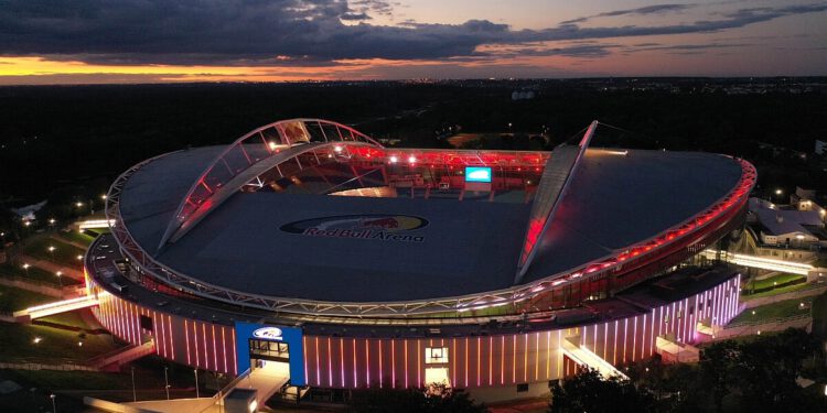 RB Leipzig mit Lichtkonzept von Signify