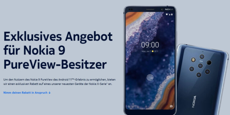 Nokia 9 PureView Rabattangebot