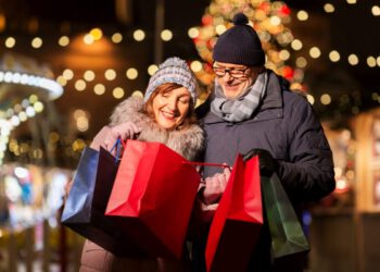 Weihnachtsgeschäft Shopping