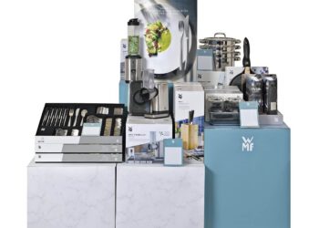 WMF Frühlingspromotion PoS-Aufbau