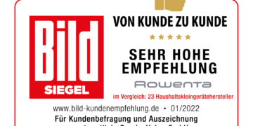 Klare Kundenempfehlung für Rowenta