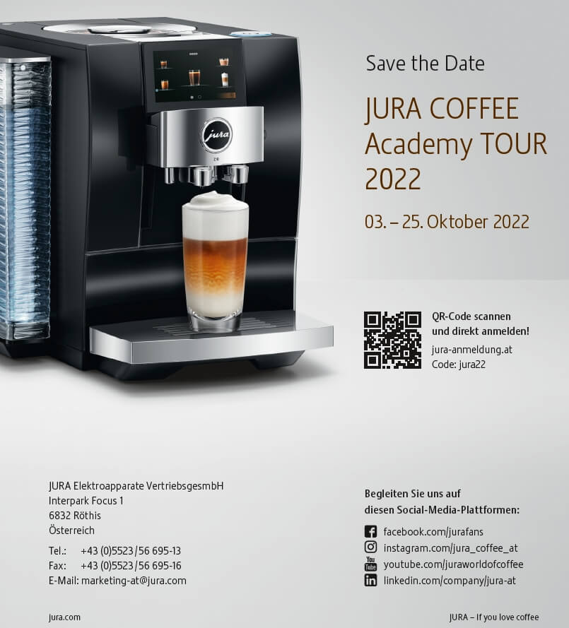 Jura Coffee Academy Tour 2022