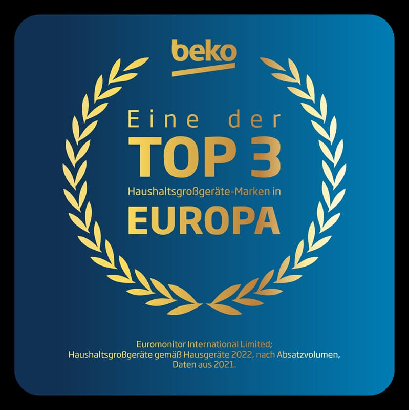 Top 3 in Europe: Beko präsentiert Spitzentechnologien für jedefrau/jedermann