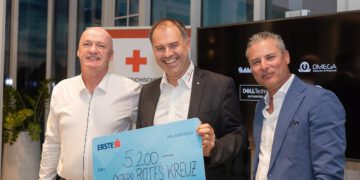 Omega erspielt 5.200 Euro für Ukraine-Hilfe des Österreichischen Roten Kreuzes