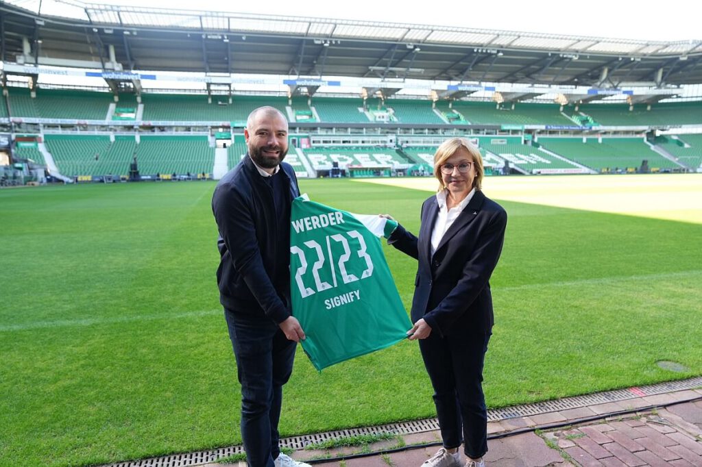 Signify wird Premium-Partner von Werder Bremen