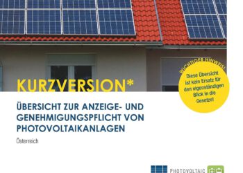Photovoltaik Gesetze: Viel geprüftes Österreich