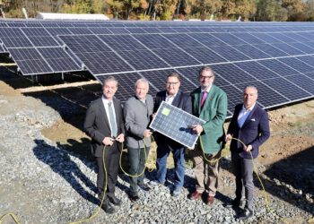 Eine der größten Ernteflächen für Sonnenstrom in Österreich