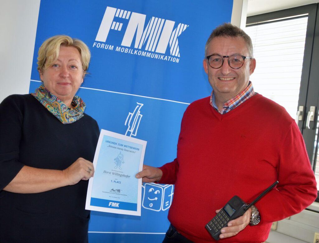 Margit Kropik, GF des FMK und Horst Willingshofer