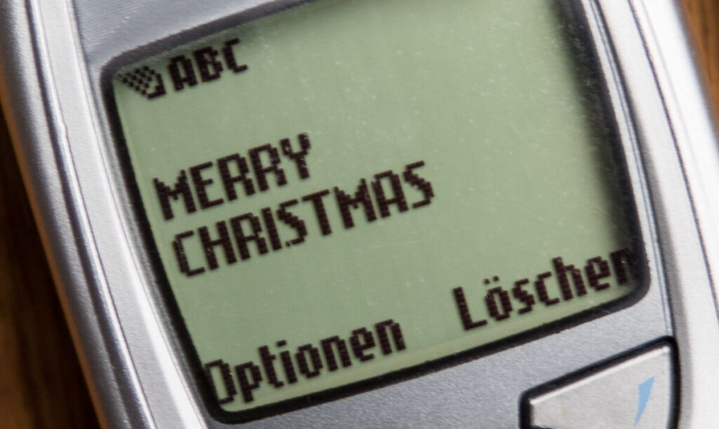 Erste SMS der Welt: Merry Christmas!
