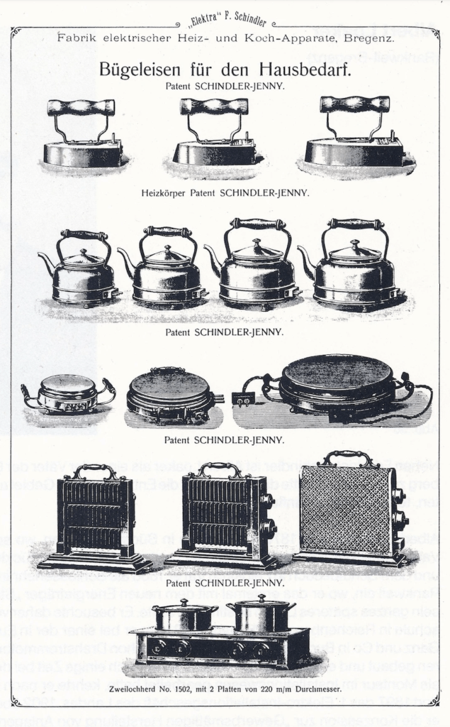 elektrabregenz-Verkaufskatalog aus dem Jahr 1908