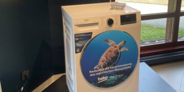 Beko präsentiert Waschmaschine mit integriertem Mikroplastikfilter