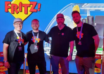 Das AVM-Team vor Ort (v.l.n.r.): Klaus Stumptner, Nicola Koban, Frank Mayer und Sascha Kujawjak. © AVM