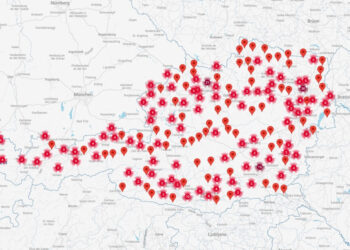 Netzbetreiber veröffentlichen Karte der freien Netzkapazitäten