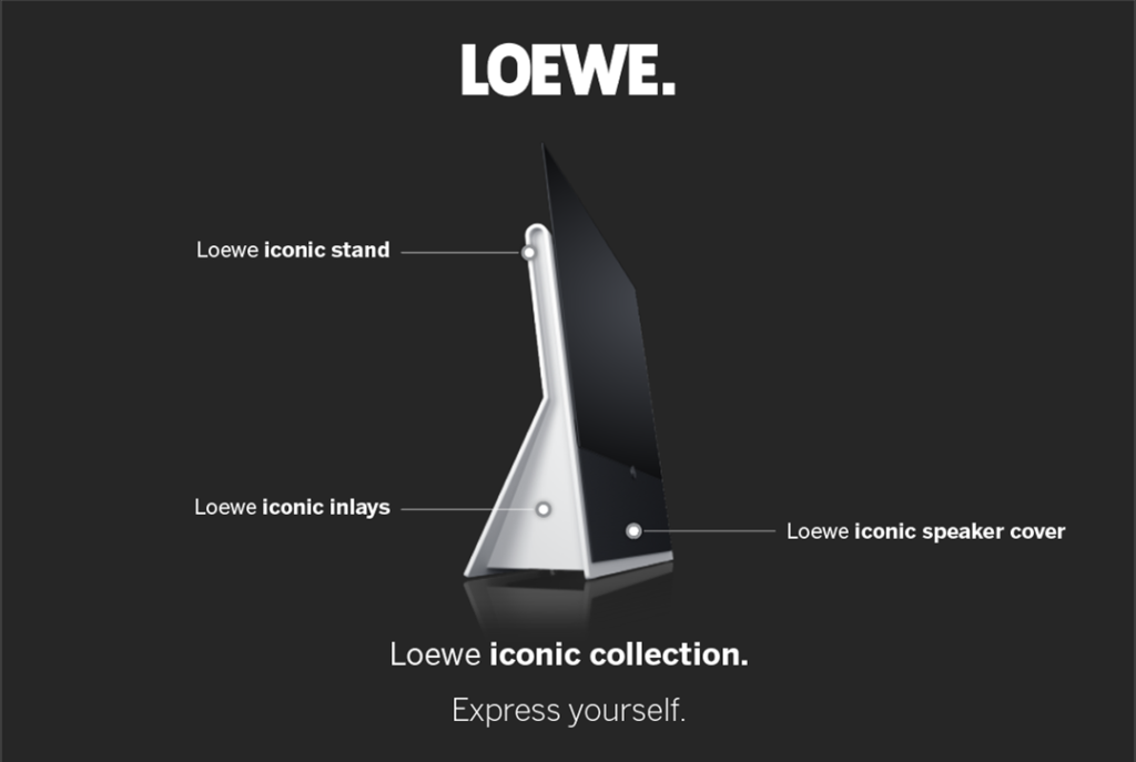 Individualisierungskonzept für den Loewe iconic