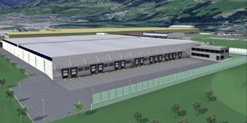 Liebherr baut neue 18.000 Quadratmeter-Lagerhalle in Lienz