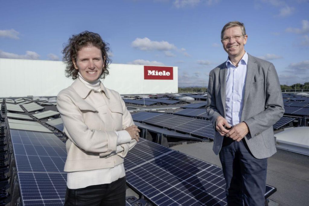 Miele Rebecca Steinhage und Christoph Wendker deutscher Nachhaltigkeitspreis 2023