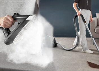 Rowenta umweltschonende Bügeleisenstation und Staubsauger