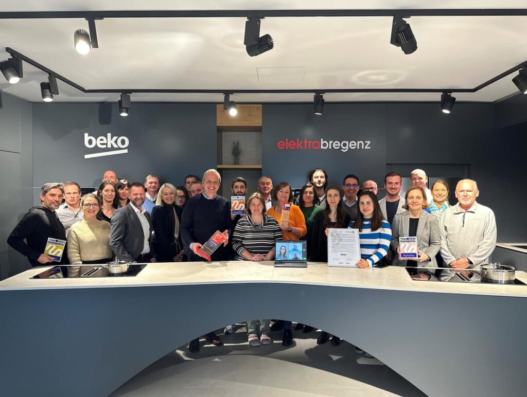 Beko Austria AG mit kununu Top-Company Siegel 2024 ausgezeichnet