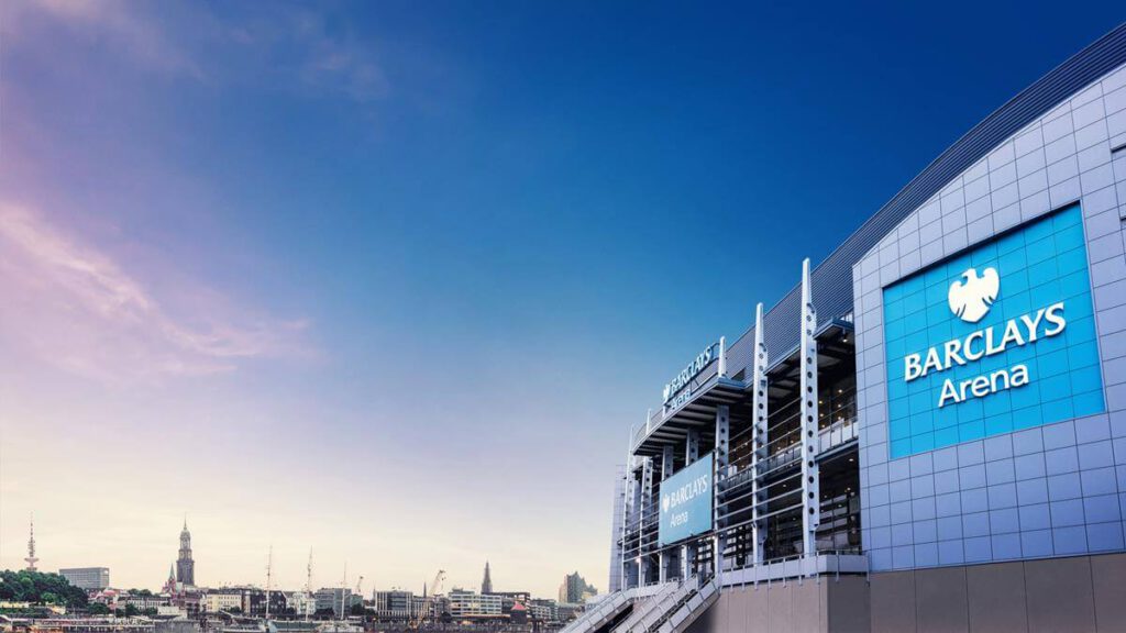 Barclays Arena bekommt neue Beleuchtung Außenbereich