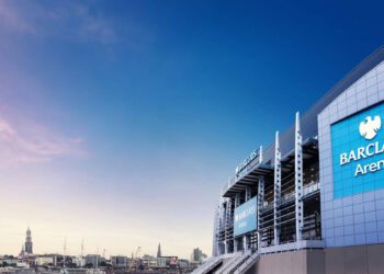 Barclays Arena bekommt neue Beleuchtung Außenbereich
