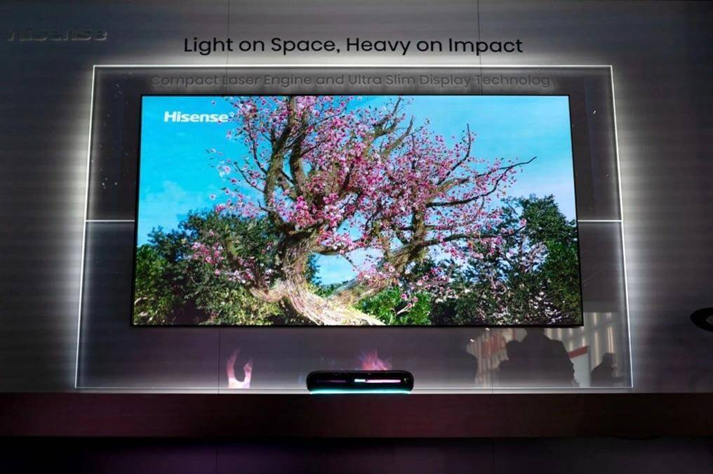 Die neuen Laser TV-Innovationen Ultra Slim 4K Laser TV
