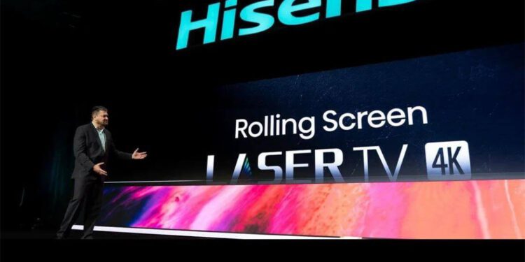 Die neuen Laser TV-Innovationen Rollable Laser TV