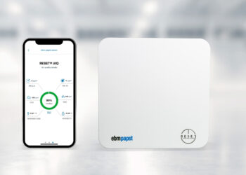 RS nimmt neuen Raumluftqualitätsmonitor von ebm-papst ins Sortiment auf