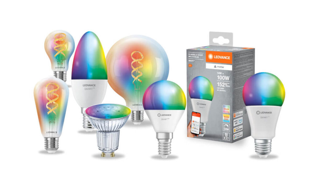 Die neuen Ledvance LED-Lampen mit Matter-Standard