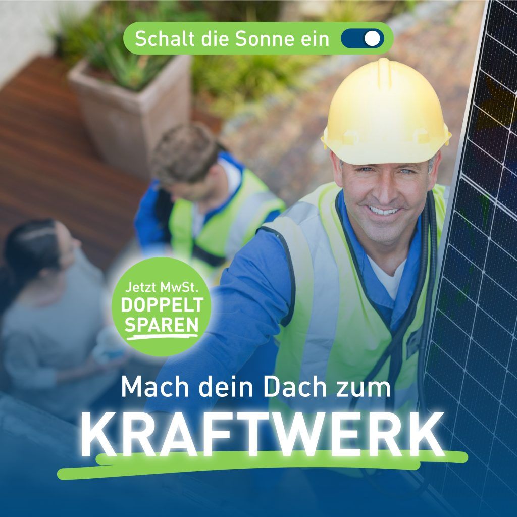 „Mach dein Dach zum Kraftwerk“: Neue Kampagne für Endkund:innen