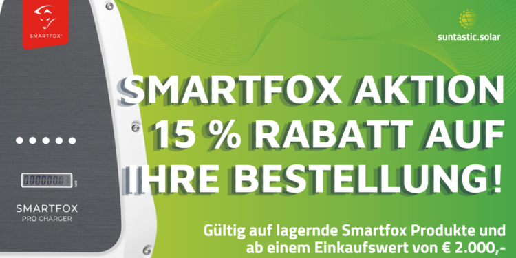 suntastic.solar: Exklusive Rabattaktion auf SMARTFOX Produkte