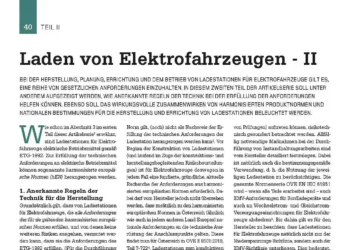 Fachbeitragsserie: Laden von Elektrofahrzeugen - Teil II