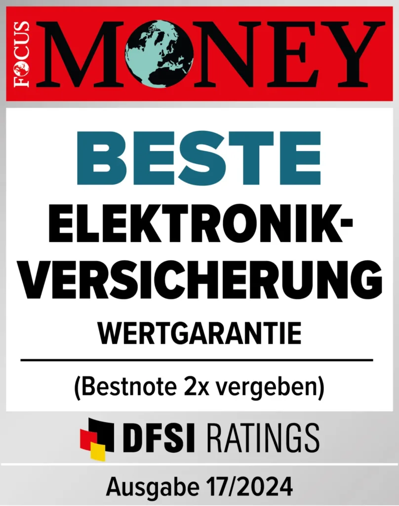 Wertgarantie Siegel: Beste Elektronikversicherung