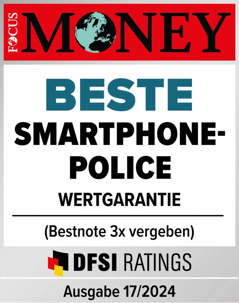 Wertgarantie Siegel: Beste Smartphoneversicherung