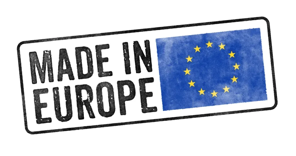 Made in Europe Stempel