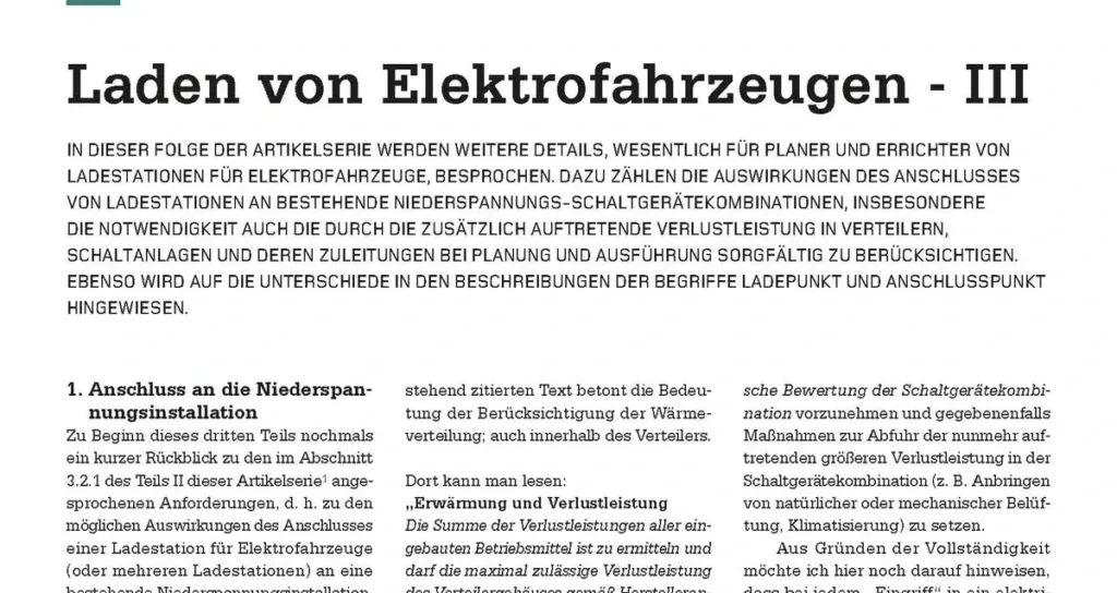 Alfred Moerx Laden Elektrofahrzeugen Teil 3