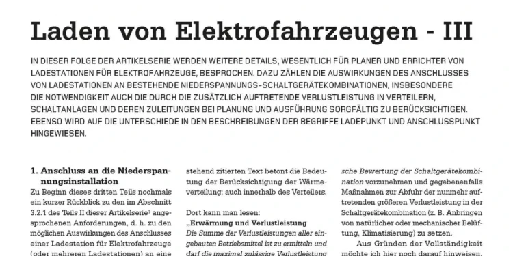 Alfred Moerx Laden Elektrofahrzeugen Teil 3