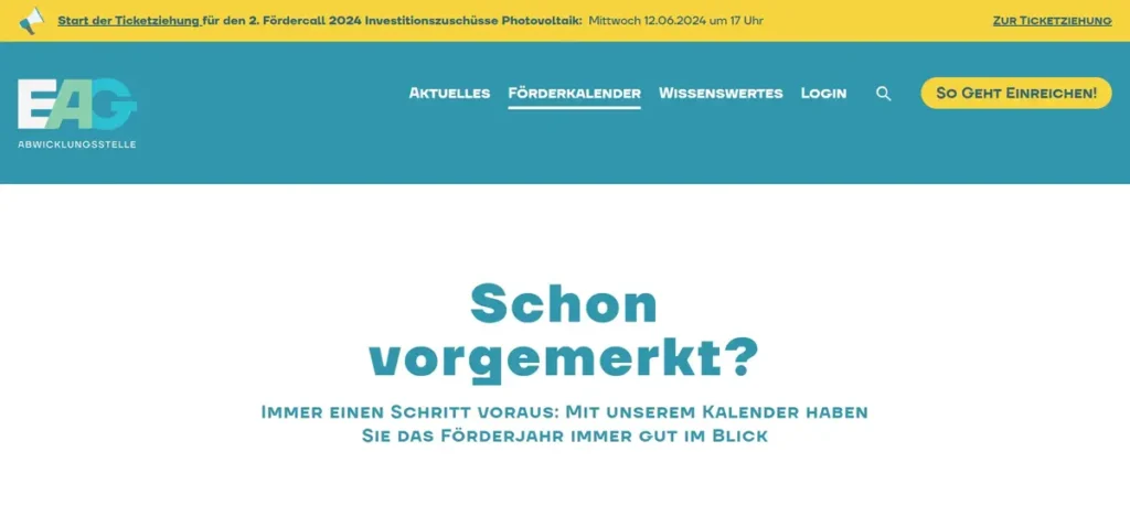 2. Fördercall für PV-Anlagen gestartet