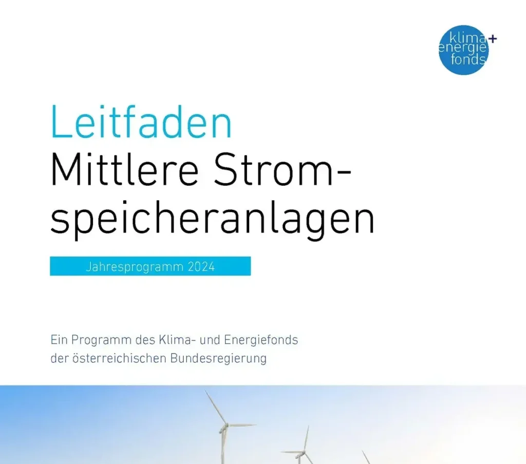 17,9 Mio. Euro für innovative, mittlere Stromspeicheranlagen