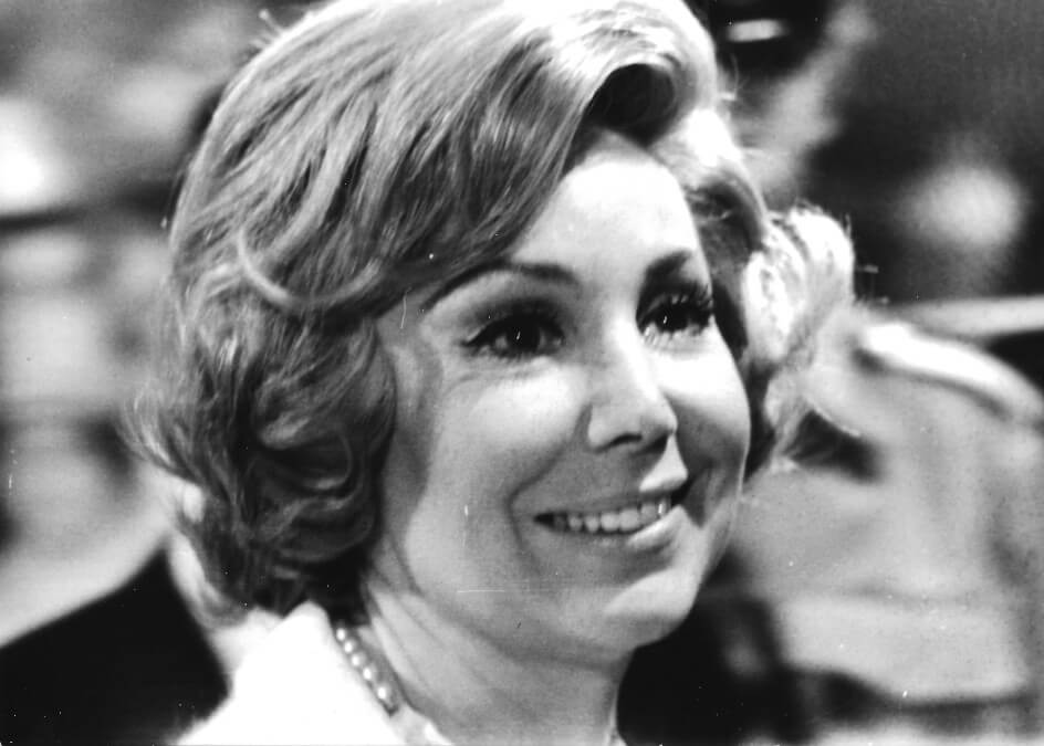 Anneliese Rothenberger, Sängerin auf der Funkausstellung in Düsseldorf 1970