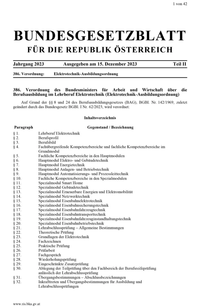 Bundesgesetzblatt Neu 2023