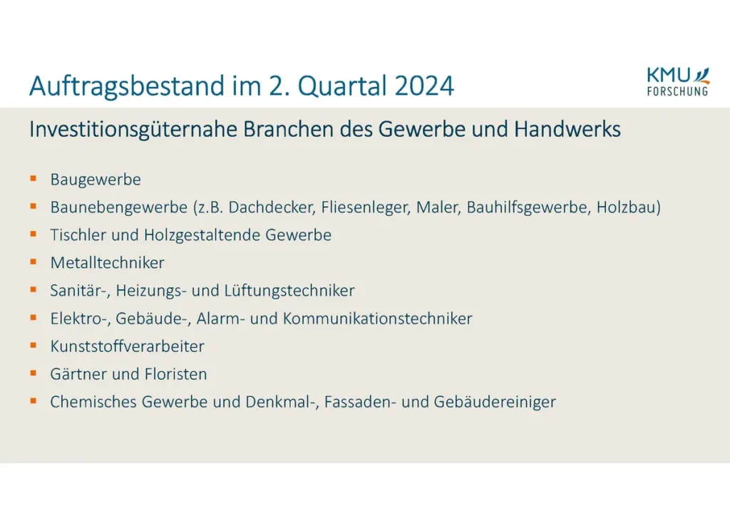 Konjunktur Gewerbe und Handwerk 3