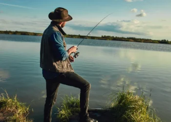 Kontinentale fischt im Elektro-Teich
