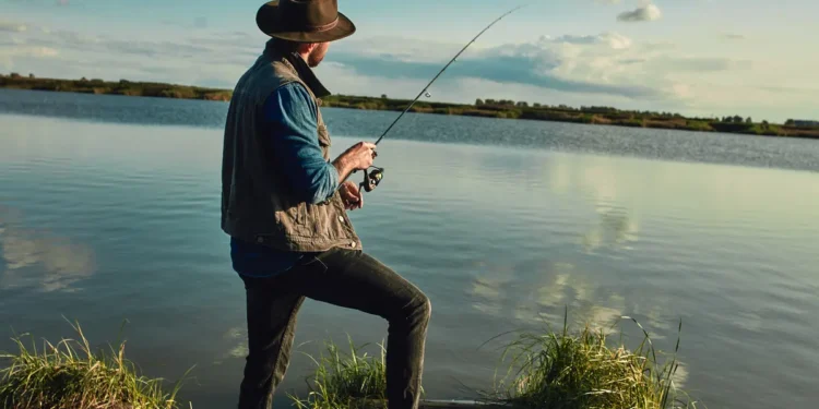 Kontinentale fischt im Elektro-Teich