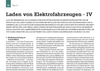 Fachbeitragsserie: Laden von Elektrofahrzeugen - IV