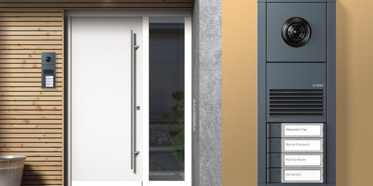 Siedle Vario Türstation beim Hauseingang