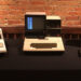 "1977 Trinity" der Heimcomputer v. l. n. r.: Der Commodore PET 2001, der Apple II, und der TRS-80 Model I